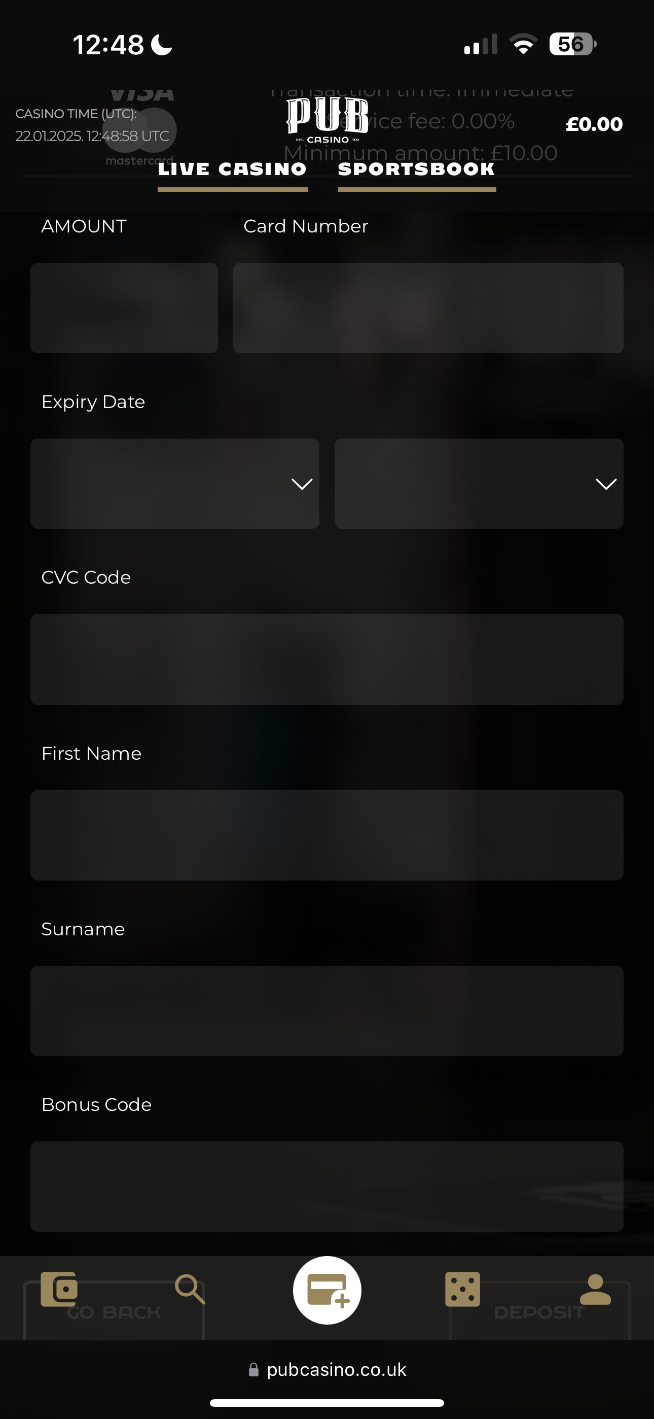 Pub Casino Deposit 3