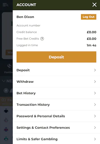 Gentleman Jim Deposit Withdrawal