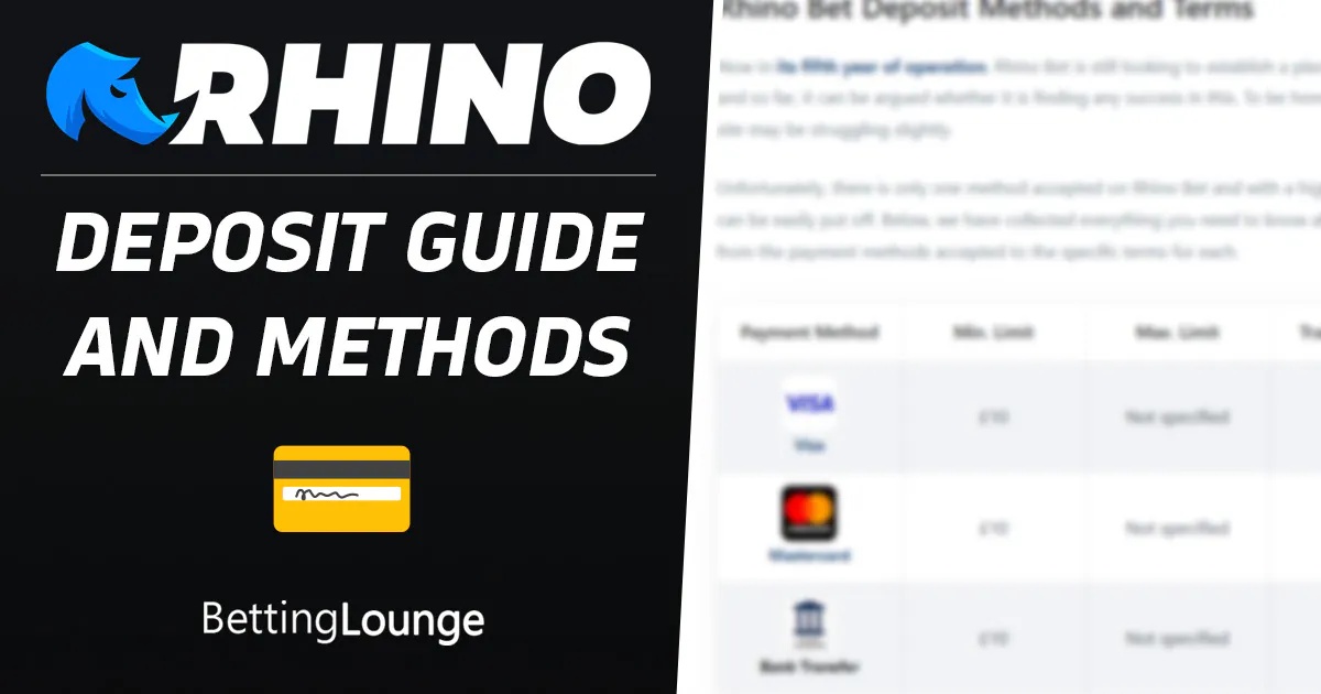 Deposit Funds Rhino: What British Players Should Know