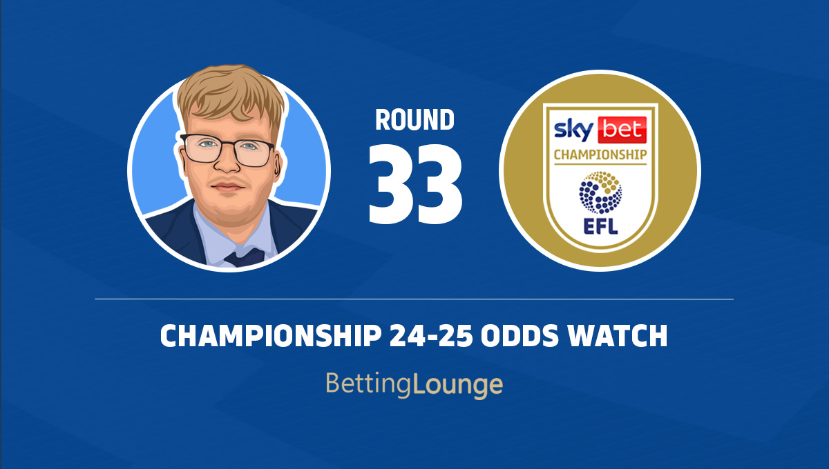 Championship odds watch round 33