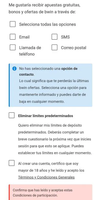 bwin registrarse 5