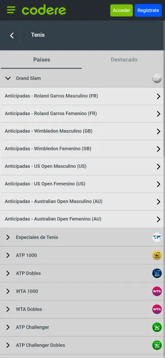 Codere tenis