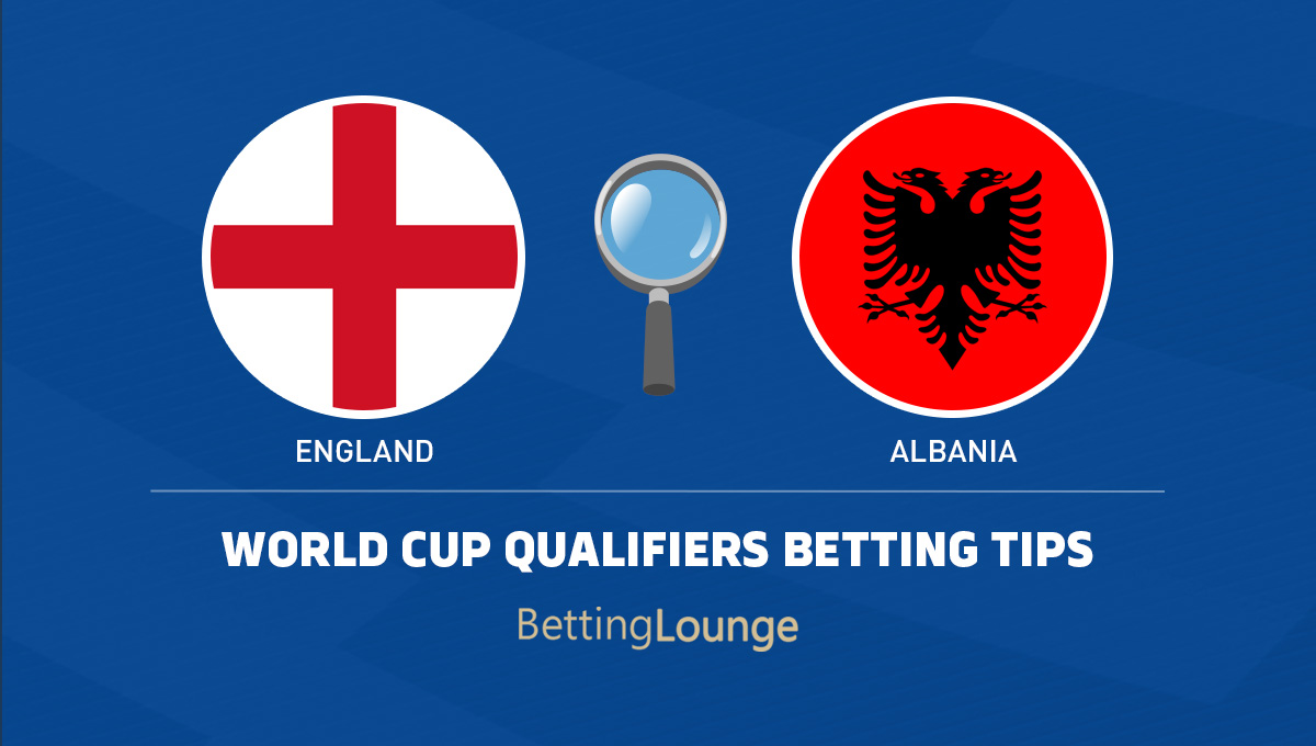 England vs. Albania world cup qualifiers betting tips