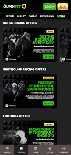 QuinnBet promotions