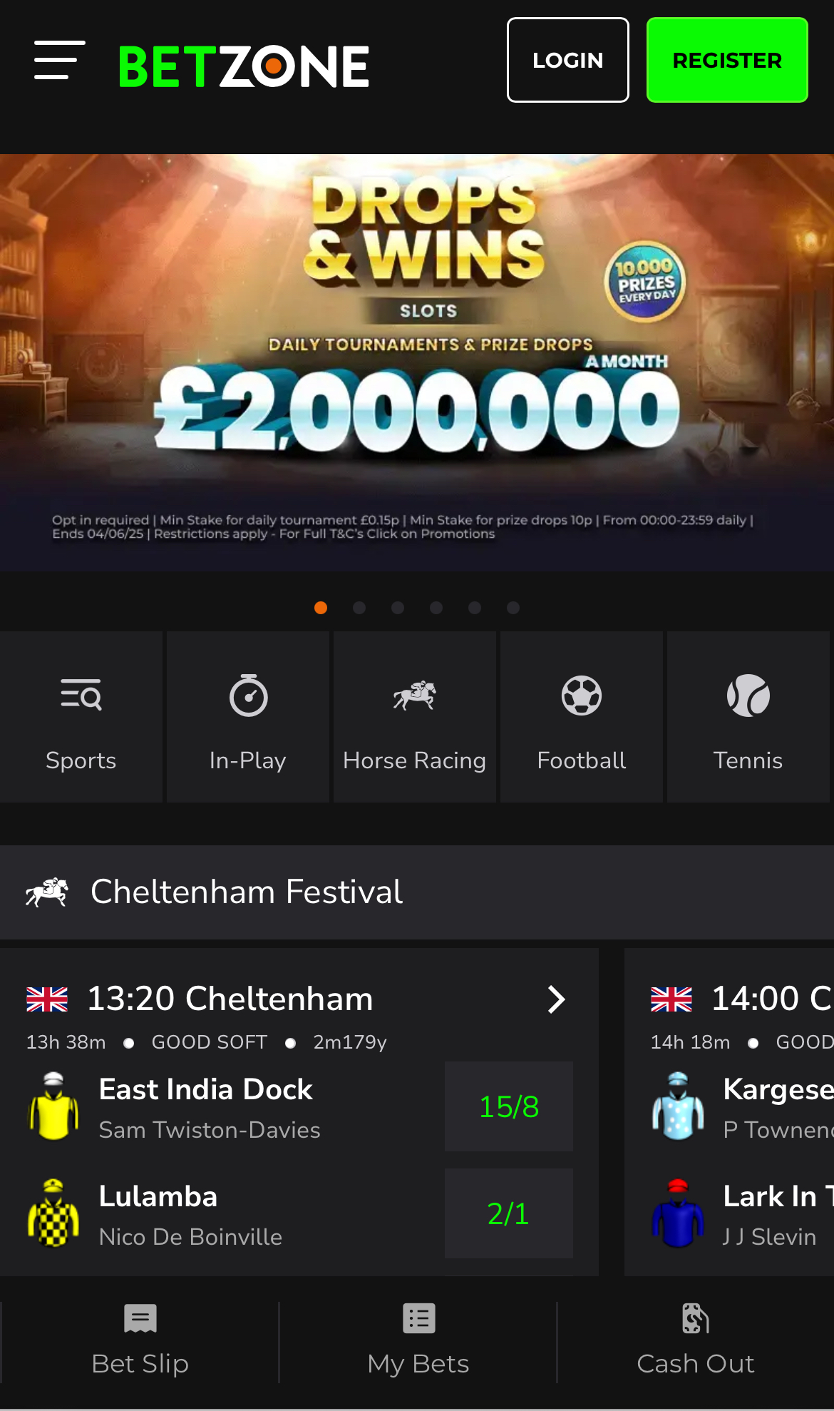 Betzone Registration