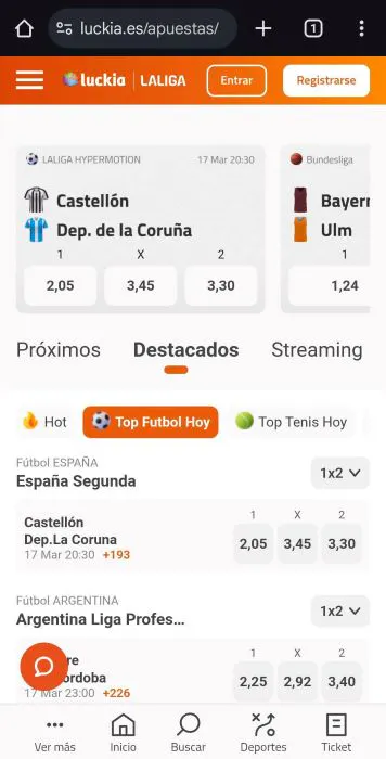 Luckia apuestas deportivas