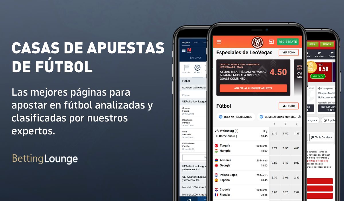 Casas de apuestas de fútbol
