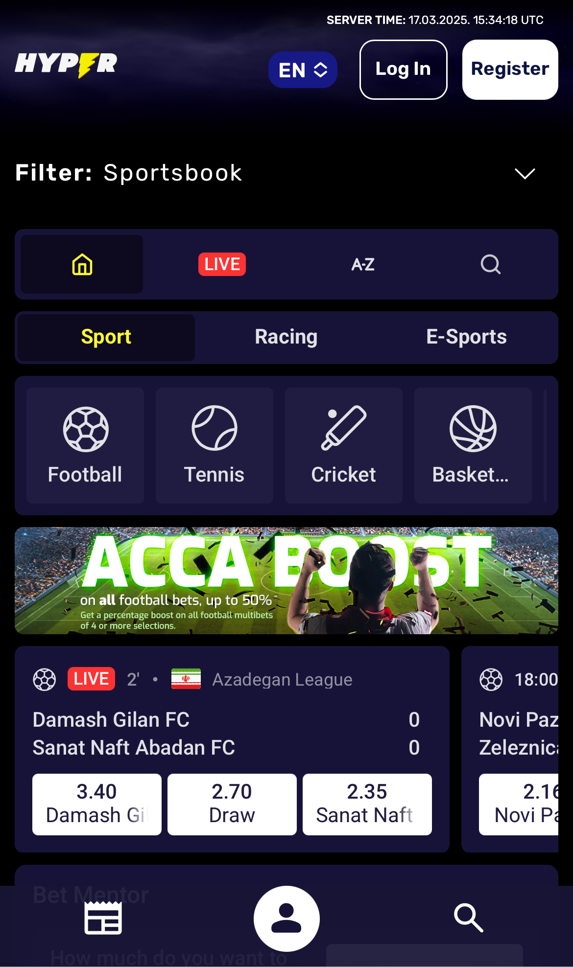 Hyper Sport sportsbook