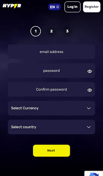 Hyper Sport Email and Password