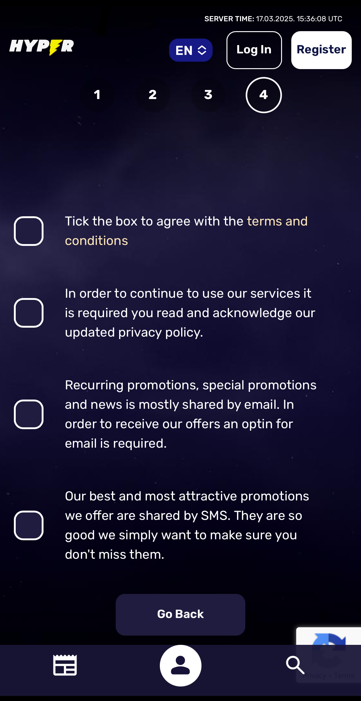 Hyper Sport Terms & Conditions
