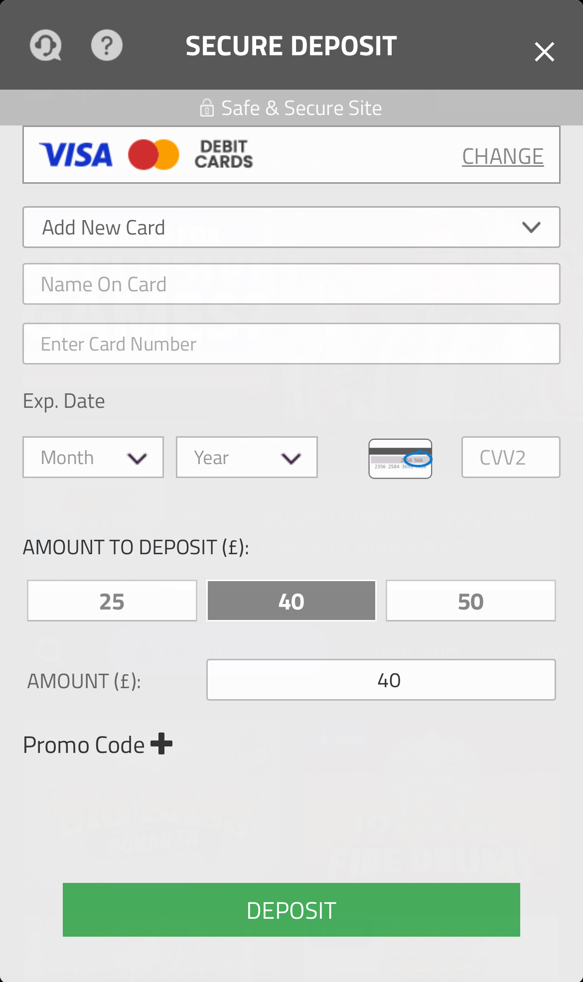 Neptune Play Deposit Process 3