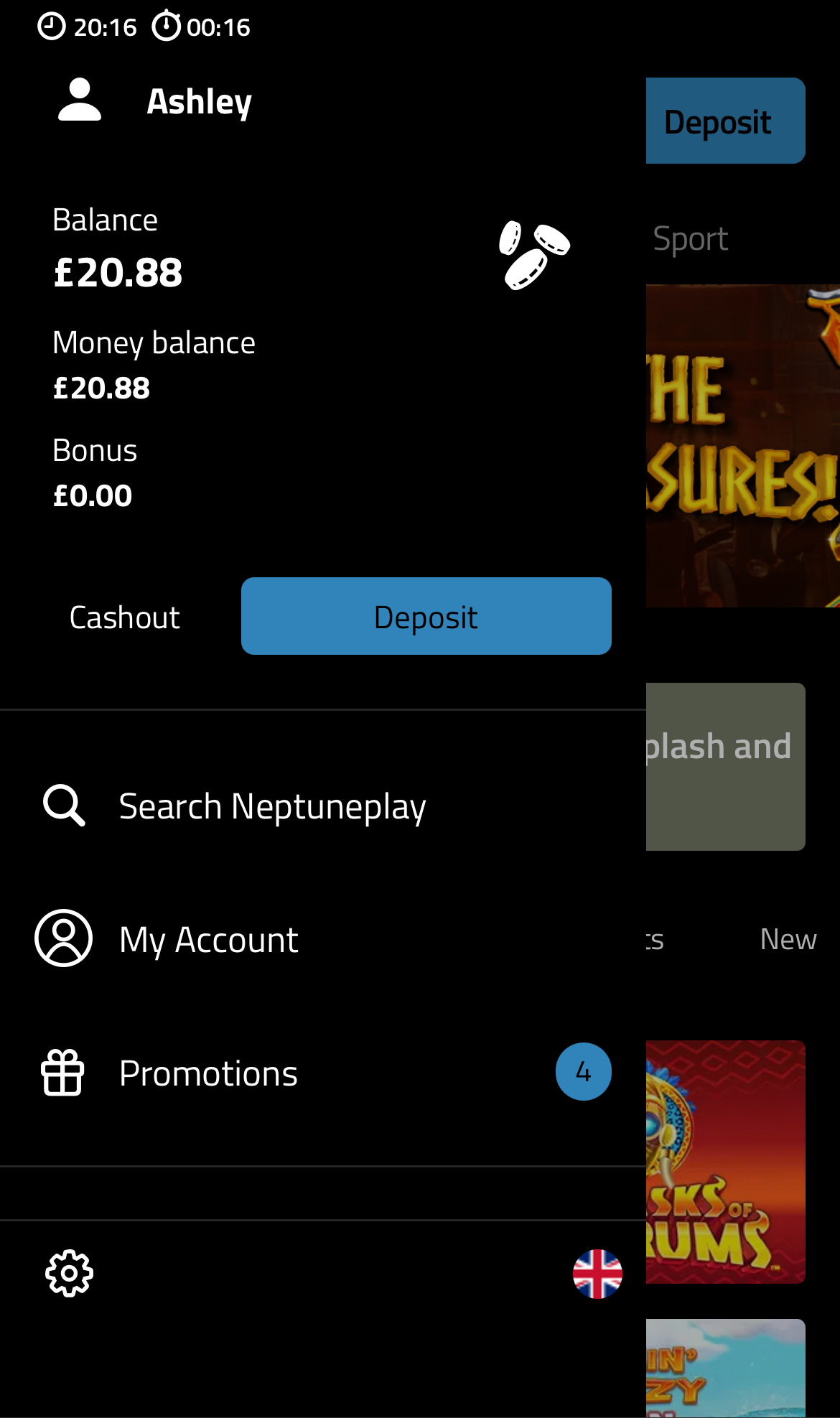 Neptune Play Withdrawal Process 2