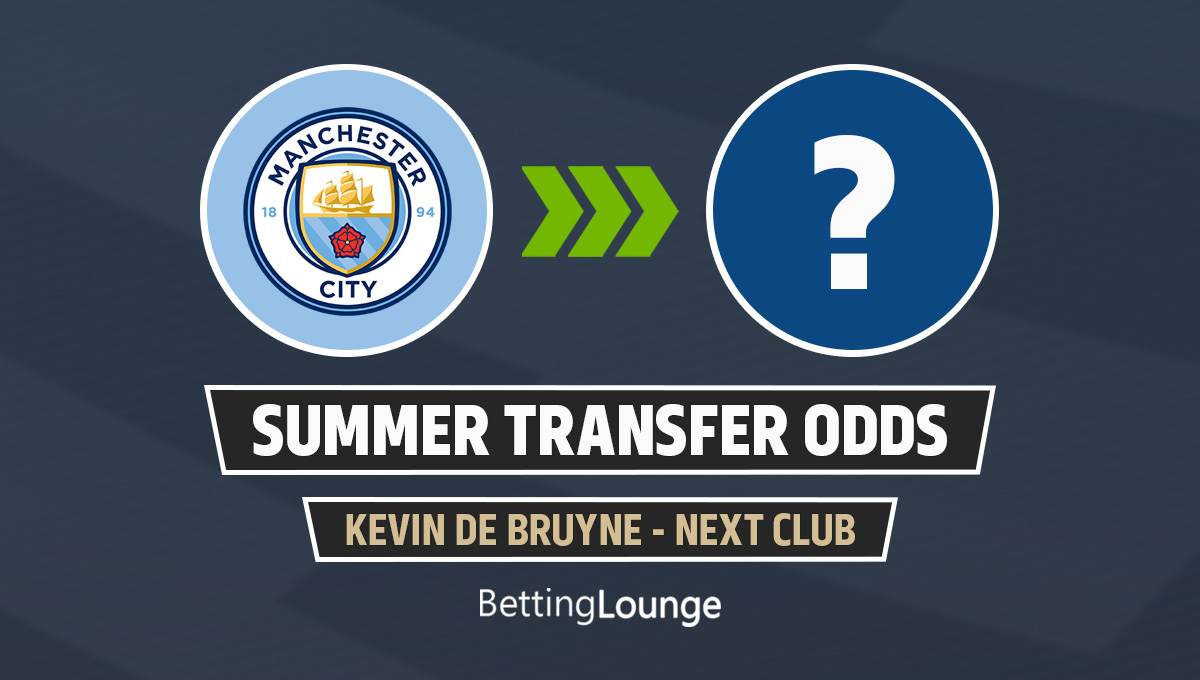 Kevin De Bruyne next club odds