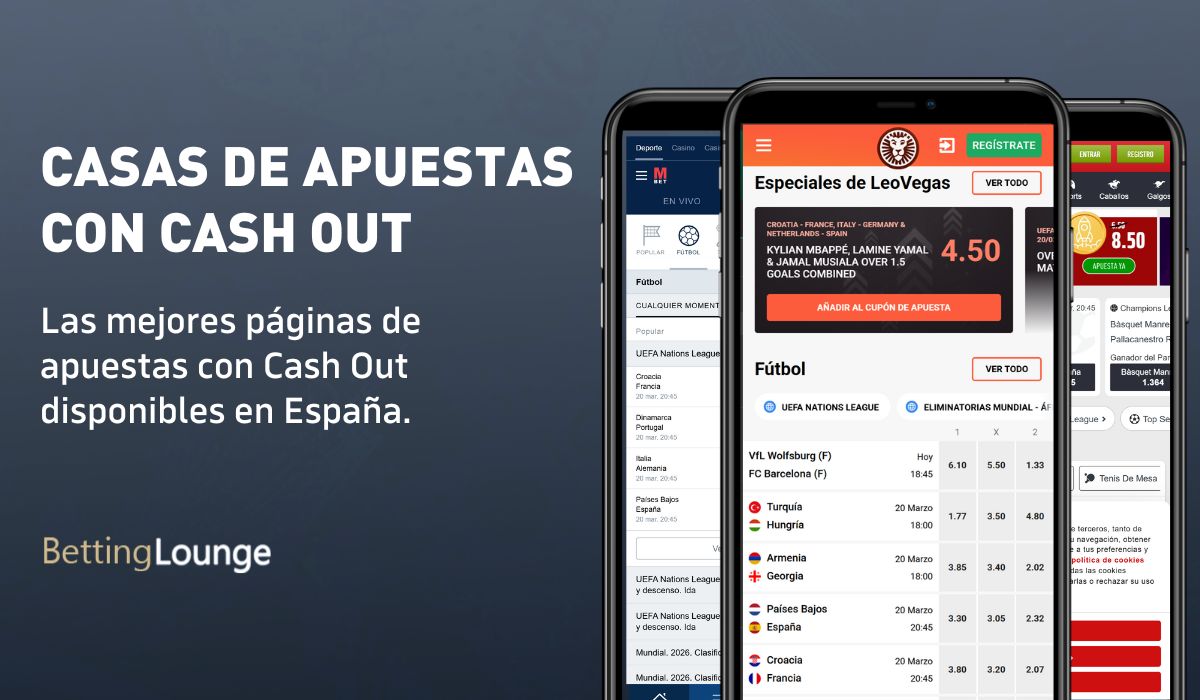 Casas de apuestas con Cash Out