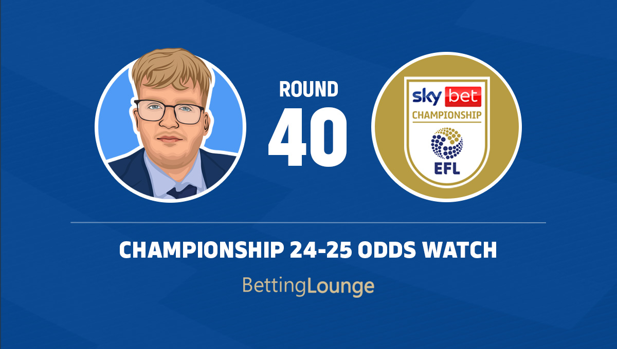 Championship round 40 latest odds