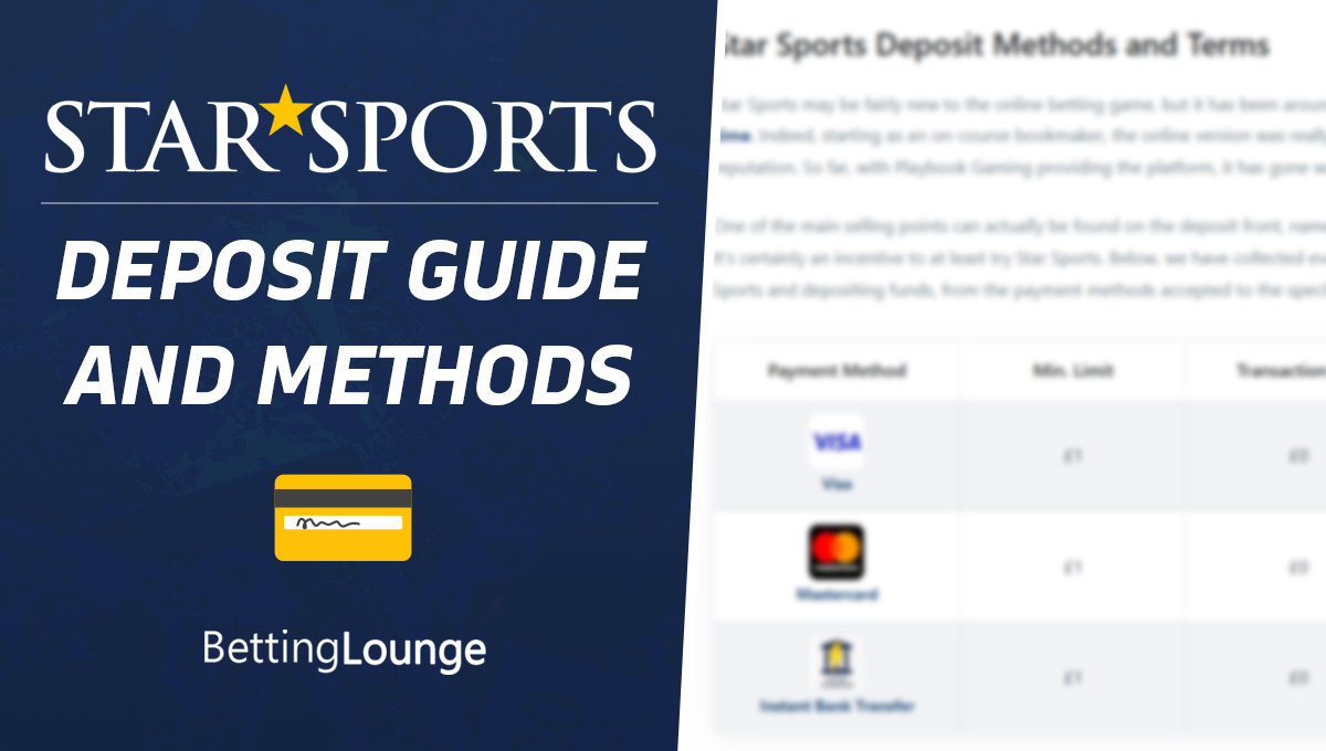 StarSports deposit guide and methods