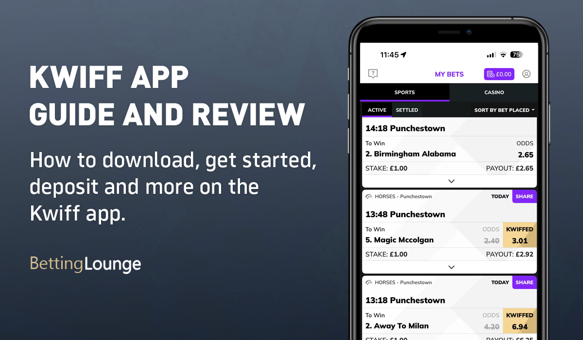 Kwiff app guide