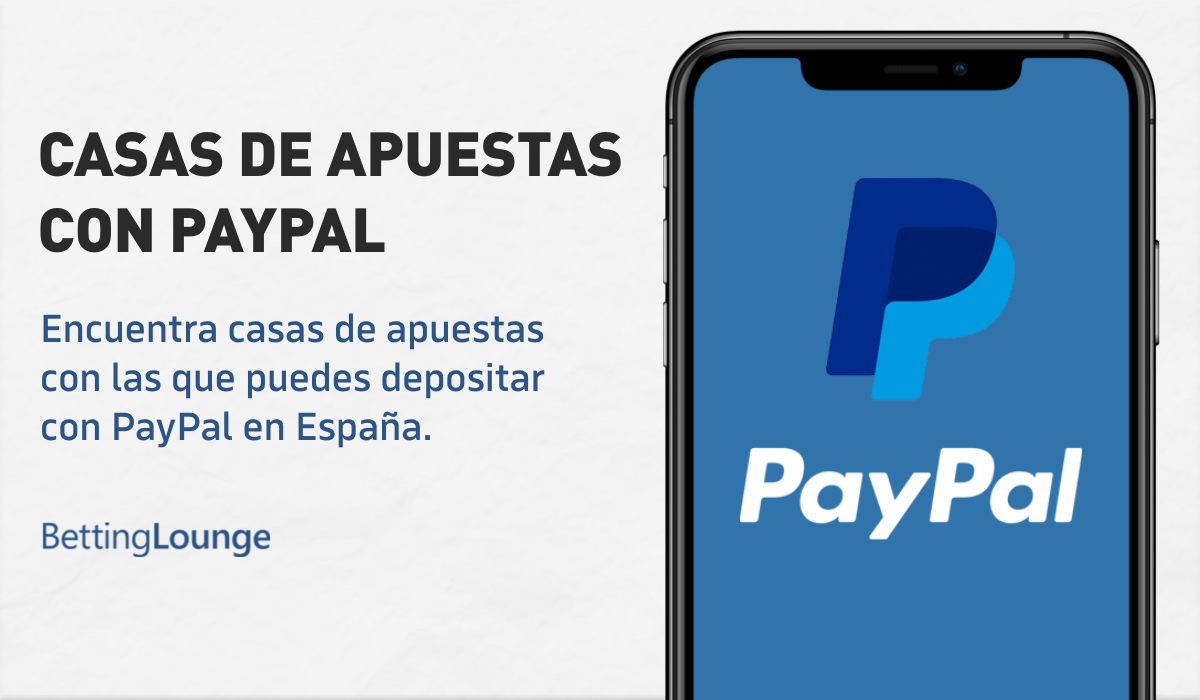 Casas de apuestas que aceptan PayPal