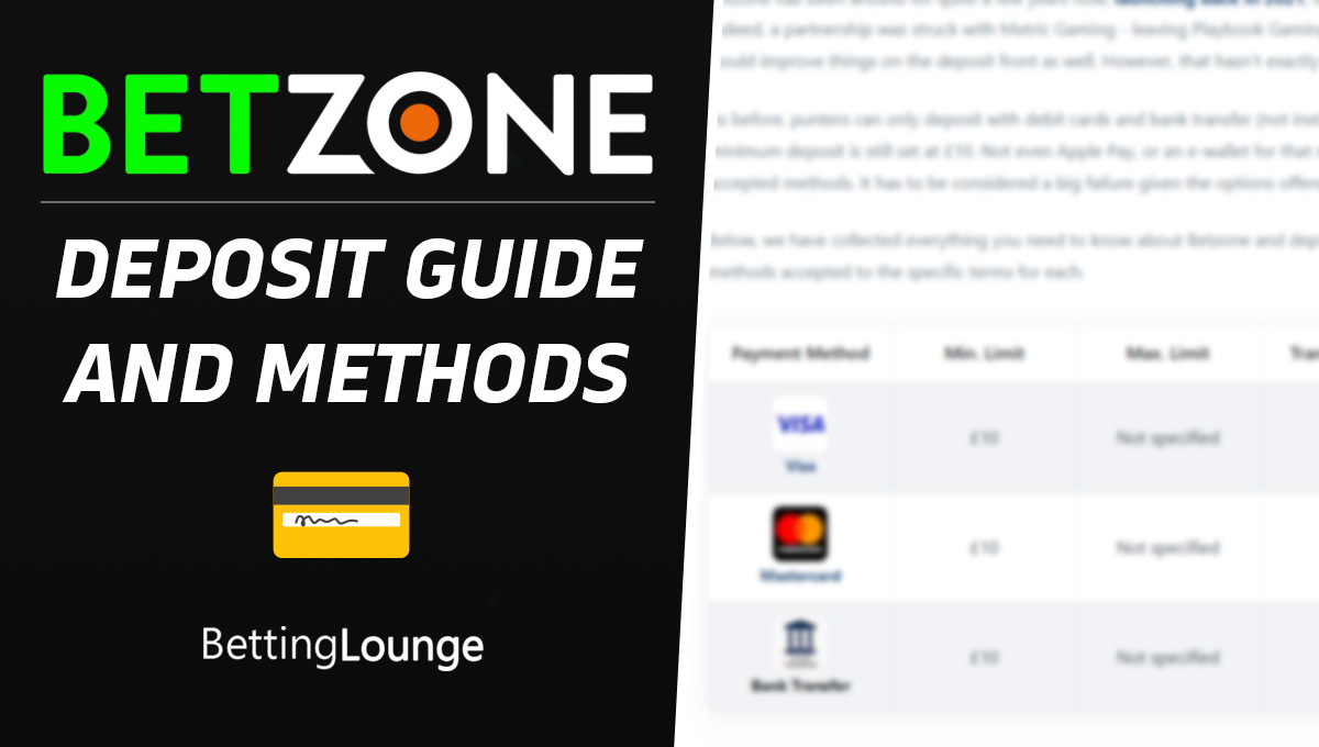 Betzone deposit guide