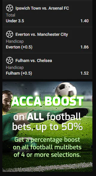 Pub Casino Acca Boost