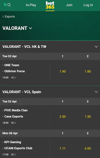 bet365 Valorant