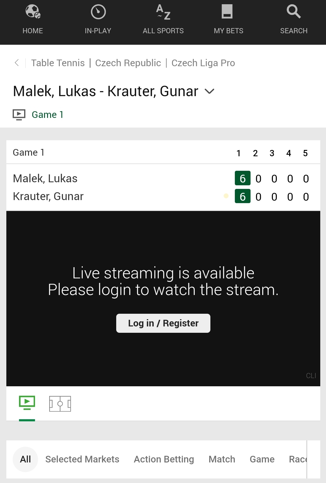Unibet Streaming 3