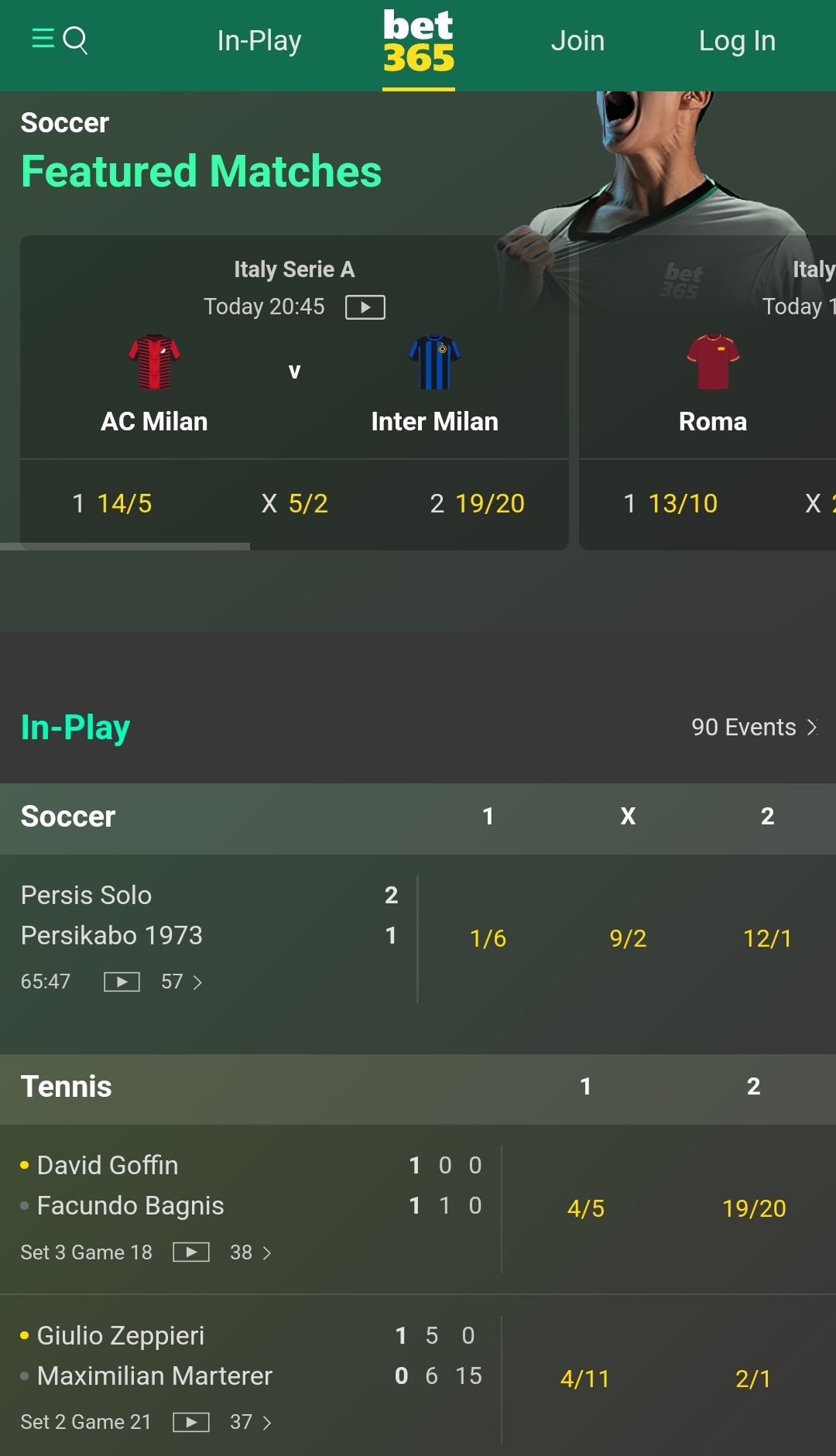 bet365 Streaming
