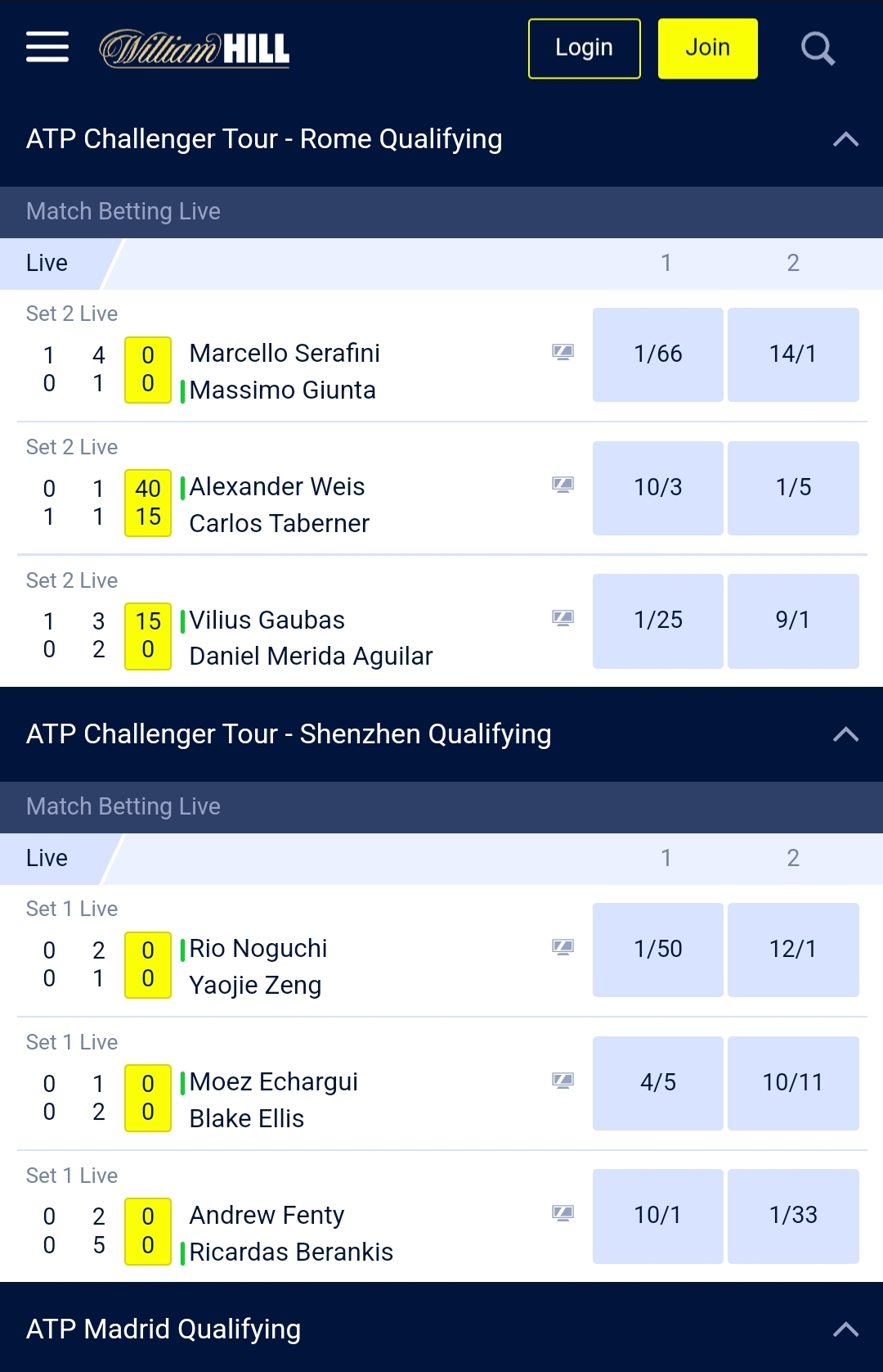 William Hill Streaming