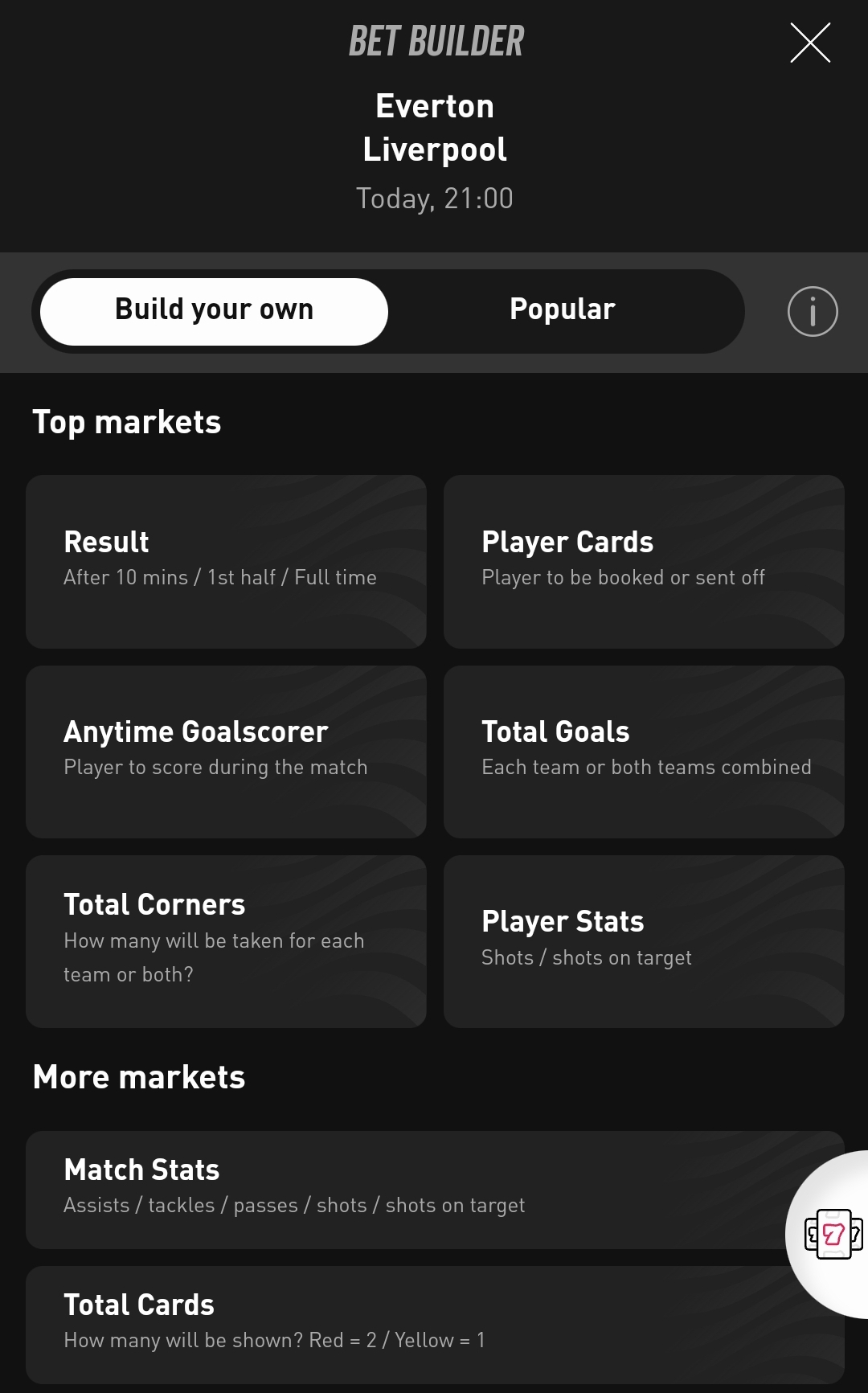 livescore bet bet builder