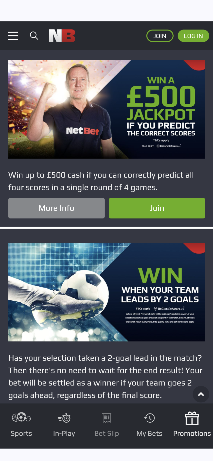 netbet promotions