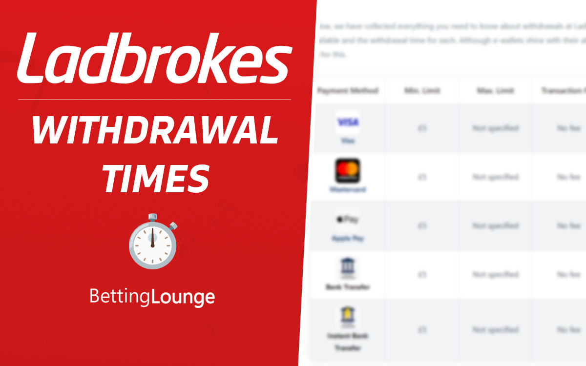 Ladbrokes withdrawal time