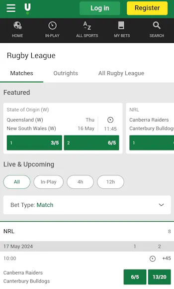 Unibet rugby