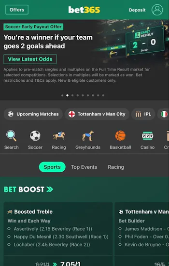 bet365 deposit 1