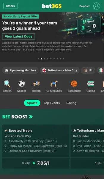 bet365 deposit 1