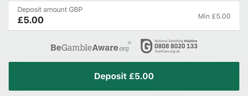 bet365 deposit 3
