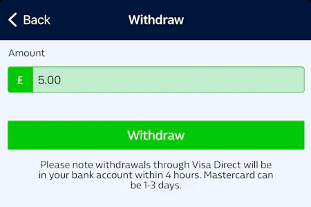 William Hill Withdrawal 1