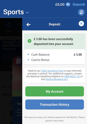 Betfred deposit 4