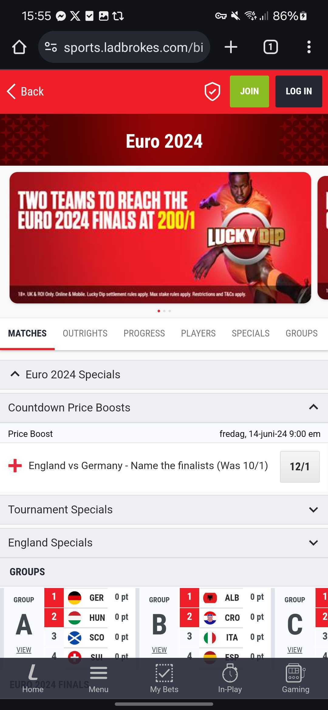 ladbrokes euro 2024