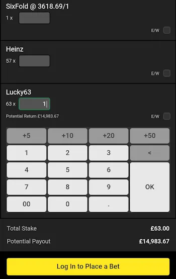 Unibet Lucky 63