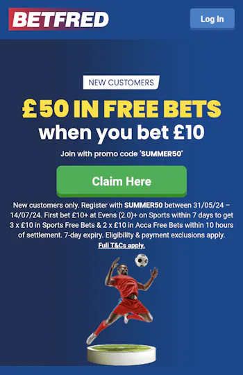 Betfred promo code process 1