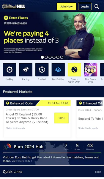 William Hill registration 1
