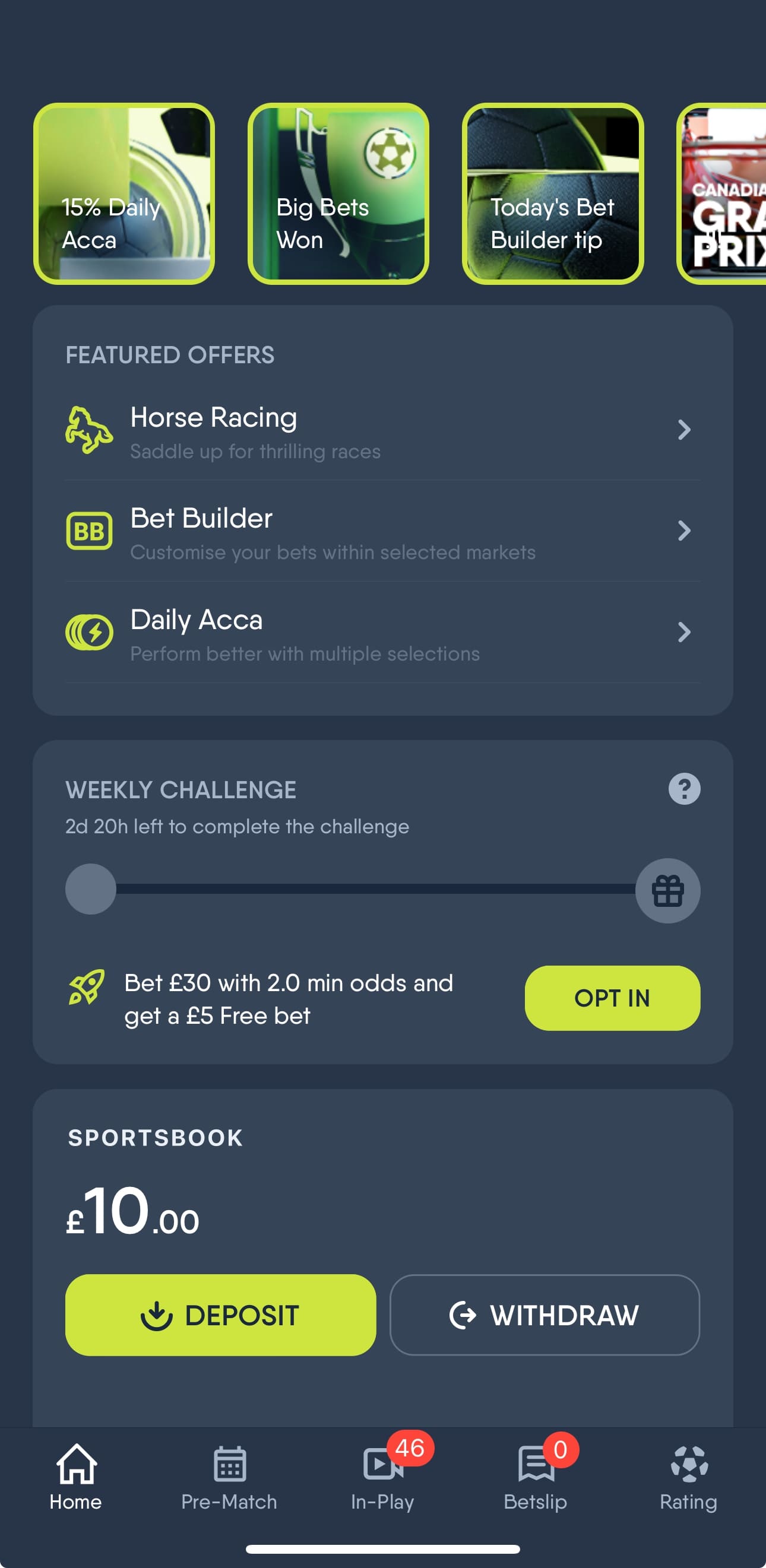 CopyBet Withdrawal 1