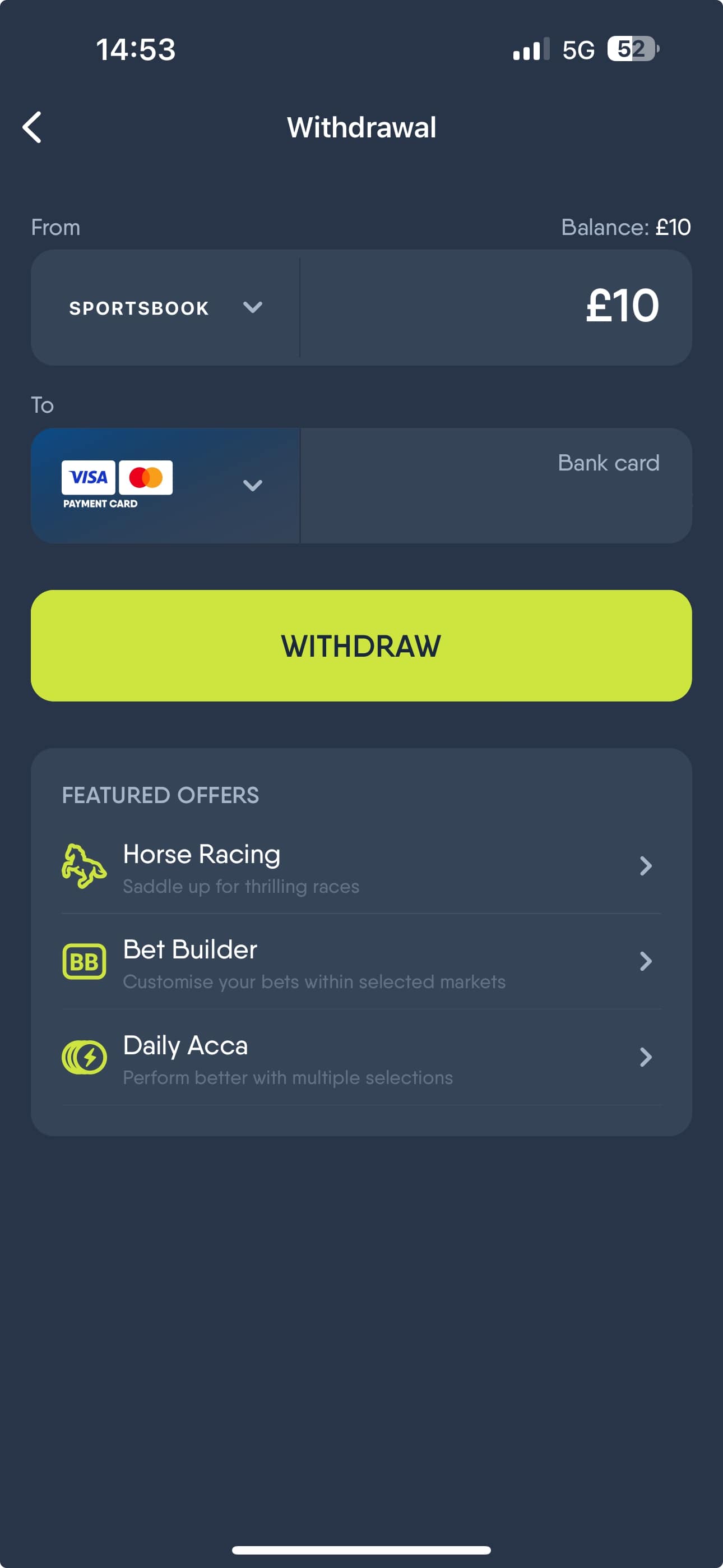 CopyBet withdrawal 2