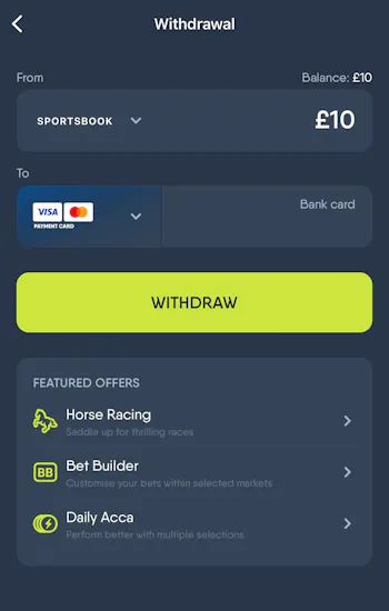 CopyBet withdrawal 2