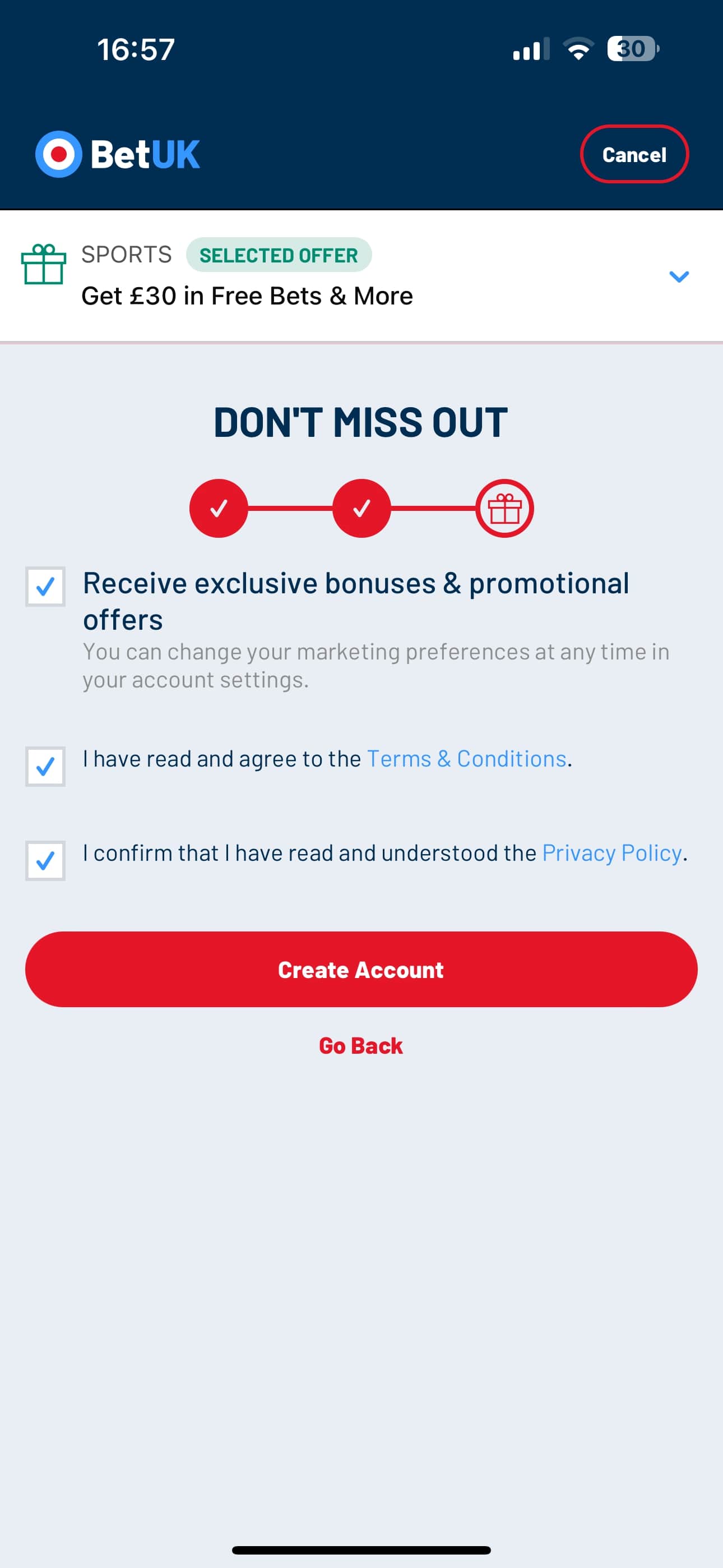 BetUK registration 4