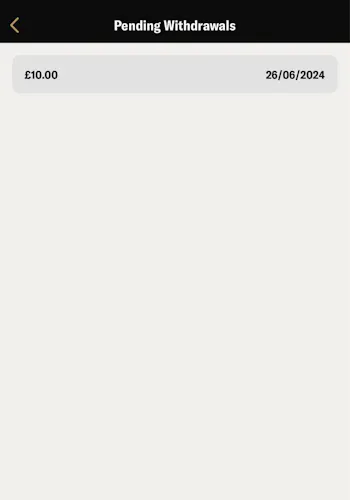 BetMGM pending withdrawal