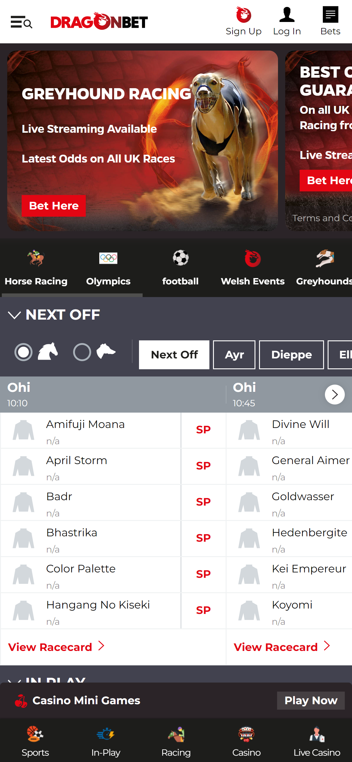 Dragonbet sportsbook