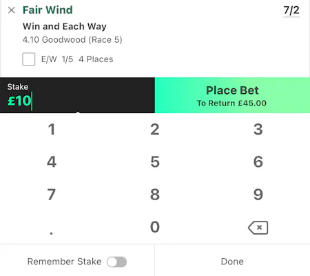 Bet365 Qualifying Bet