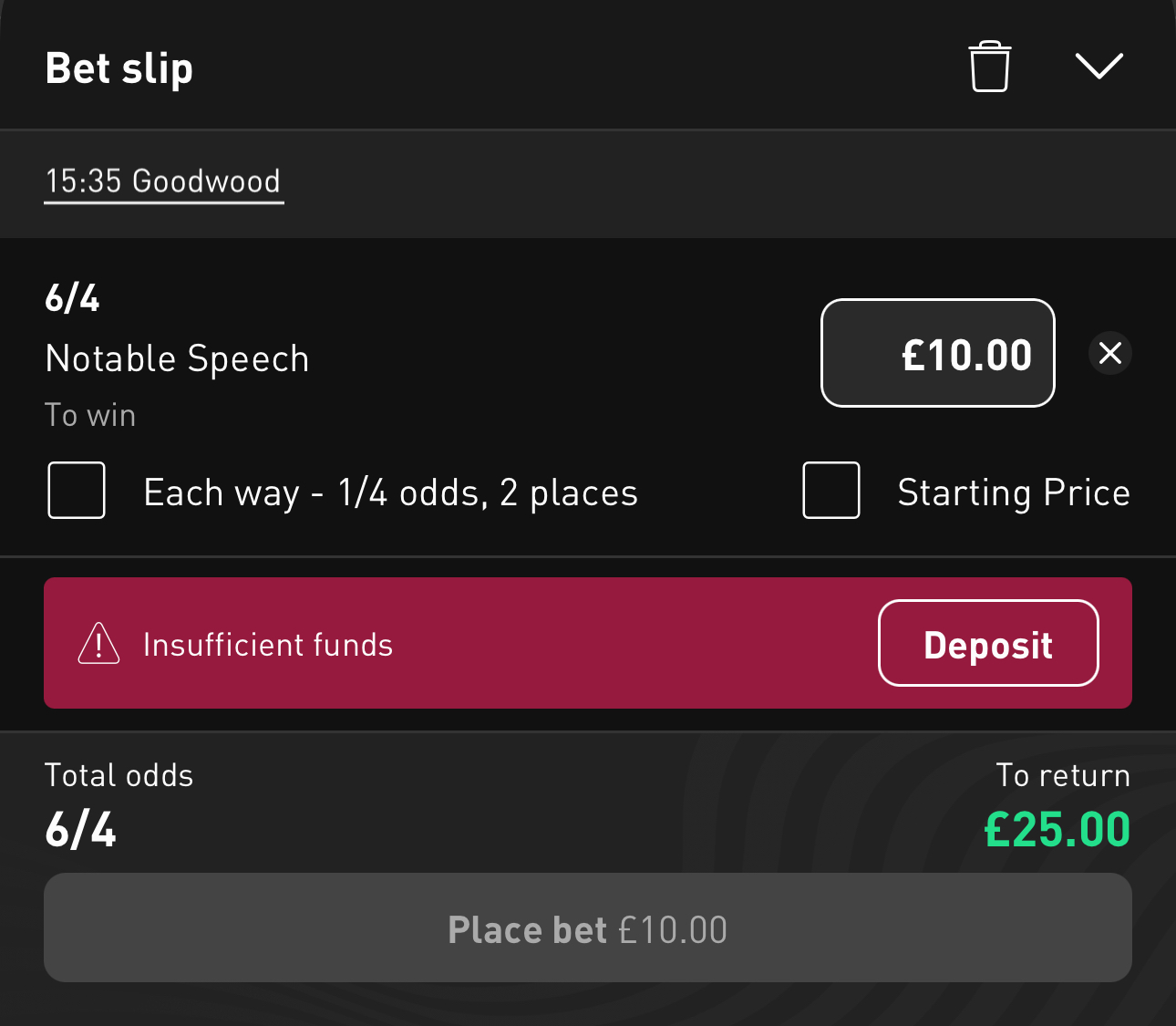 LiveScore Qualifying Bet