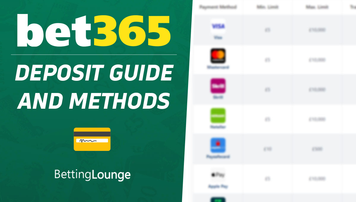 Bet365 deposit guide